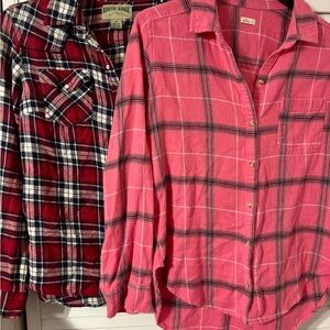 Two Plaid Shirts